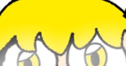 Cheerful cartoon character Isabella (G5) with bright yellow hair and a wide, expressive grin, showcasing playful energy.