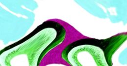 Abstract digital artwork featuring vibrant colors and unique shapes, inspired by "Power In C Major" by Fairouz Ai.