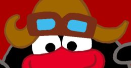 Cheerful cartoon character with a red face and playful goggles, embodying the fun spirit of Russian animation.