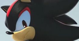 Shadow the Hedgehog poses confidently, showcasing his iconic black and red design and signature accessories from the 2010 series.