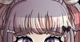 Cheerful character portrait of Takiko Uchiyama with pastel hair and a charming smile, embodying a calm demeanor.