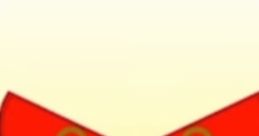Angry face with red eyes and a neutral mouth, set against a soft gradient background, conveying intense emotion.