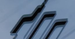 Abstract design featuring multiple lines on a reflective surface, creating a modern and dynamic visual effect.
