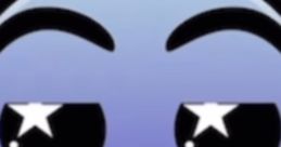 Smiling purple emoji with starry eyes, representing excitement and fun in digital conversations about "A Is A Letter Fixed!