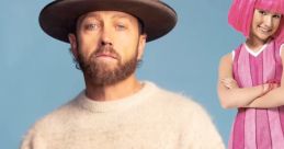 TobyMac poses with Stephanie from LazyTown, showcasing their unique styles and playful personalities.