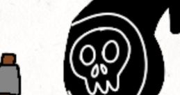 Death character from the Mario and Luigi Show, holding an axe, showcasing a unique animated design with a skull motif.