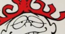 Cartoon character with animated hair, expressing confidence and joy, embodies the vibe of Dennisony Rapping.