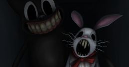 Mr hopp A rabbit who is a toy bunny in reality a a some sort of demonic bunny