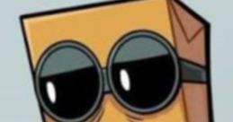 Dr. Slug in a heroic version with sunglasses and a red scarf, showcasing a unique villainous charm and style.