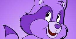 Bright Heart Raccoon, a cheerful purple character with a heart emblem, embodies kindness and friendship in a colorful setting.