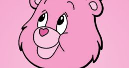 Pink Baby Hugs Bear with a heart and star emblem, embodying warmth and love, inspired by Terri Hawkes' character.