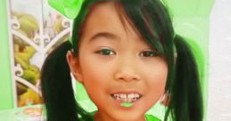 Lucy in vibrant green clothes, playing with colors, showcasing her fun style for Season 4 of Lucy Toys and Colors.