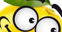 Cheerful cartoon lemon with big eyes and a playful smile, perfect for embodying the fun spirit of DOODLAND.