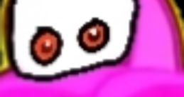 Cute pink character with large eyes, featuring a playful design, perfect for engaging fans of "I I’m I I I’m I" themes.