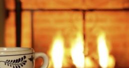 Cozy Winter Fireplace: Cozy Fireplace On A Stormy Night The ambient cape titled 'Cozy Winter Fireplace: Cozy Fireplace On A