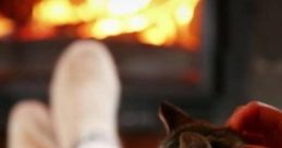 Cat Purring By A Fire The ambient cape titled "Cat Purring By A Fire" features the soothing of a cat's gentle purring