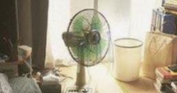 Japanese House In The 2000s: Faint Tv In The Background, Dimly Lit Room, Summer, Fan On, Train Passing By The ambient cape