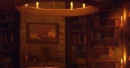Winter In The Castle Library 'Winter In The Castle Library' captures the serene atmosphere of a historic library nestled