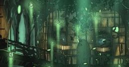 Slytherin Common Room 3rd Year: Slytherins At Rest 'Slytherin Common Room 3rd Year: Slytherins At Rest' presents an ambient