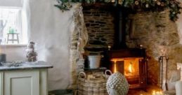 Evening News: A Quiet Night In "Evening News: A Quiet Night In" captures the serene ambiance of a cozy living room during a