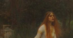 Lady Of Shalott: The Lady Of Shalott 'Lady Of Shalott: The Lady Of Shalott' offers a tranquil cape inspired by Alfred Lord