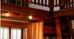 Cozy Library: Sitting In A Cozy Library Next To A Fireplace Experience the ultimate reading retreat in a cozy library