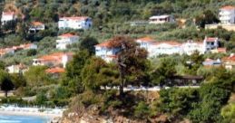 The Shores Of Greece "The Shores of Greece" features a of soothing capes that capture the essence of Greece's beautiful