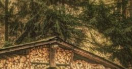 Woodland Cottage Stormy Night: A Stormy Night By The Fire In A Cozy Woodland Cottage "Woodland Cottage Stormy Night" captures