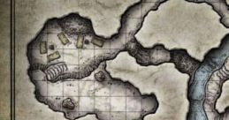 Cave With A Stream Cave with a stream made as background to the Cragmaw Hideout or Cragmaw Cave in the Lost Mine of