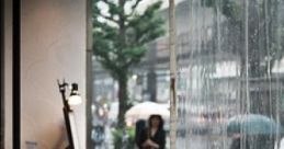 Cafe During Rain: Relax At Cafe During Heavy Rain With Thunder Outside You are sitting in crowded cafe during heavy rain with