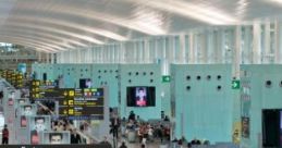 Busy Airport: A Day At The Airport "Busy Airport: A Day At The Airport" captures the vibrant atmosphere of a bustling airport