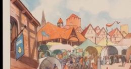 Busy Market Afternoon "Busy Market Afternoon" captures the vibrant atmosphere of a bustling marketplace, filled with the