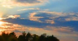 The Fabric Of The Universe: Light Filled Dawn On A Placid Lake, Comic Creation Of A New Day. "The Fabric Of The Universe: