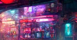 Cyberpunk Bar V2: Second WIP Template For A Cyberpunk Bar Cyberpunk Bar V2 is an evolving project designed to create an