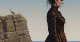 Deserted Cliff Side In Winter You are walking alongside a deserted cliff side in winter time. You hear the breaking of ice as