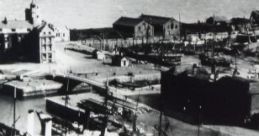 19 Century Busy Depot And Dock The 19th-century busy depot and dock served as critical hubs for industrial and commercial