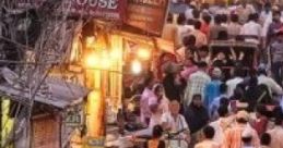 Busy Marketplace: Enjoy A Stroll Through A Crowded Marketplace Experience the vibrant atmosphere of a busy marketplace,