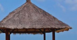 Beach Day With Distant Storm: Relaxing Breezy Beach Day With A Storm In The Distance Experience the serene ambiance of a