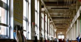 Is It Summer Yet?: High School Hallway "Is It Summer Yet?: High School Hallway" captures the vibrant atmosphere of a bustling