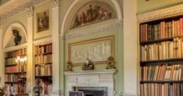 Small Library Room Small Library Room offers a serene audio ambiance featuring like a ticking clock, page flipping, creaking