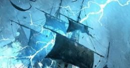 Hurricane On A Pirate Ship: Caught In A Storm While On The Open Sea. "Hurricane On A Pirate Ship: Caught In A Storm While