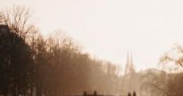 Seine And Jazz : Approaching The Seine River, Listening To The Haunting The Streets On A Winter Evening "Seine And Jazz: