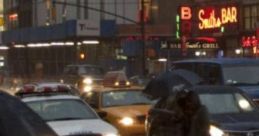 New York's Rainy Day: Rainy City Streets "New York's Rainy Day: Rainy City Streets" captures the essence of a typical rainy