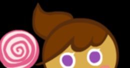 Gingerbright character from Cookie Run Kingdom, holding a pink lollipop, showcasing charm and fun in gaming.