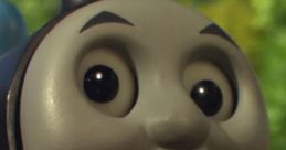 Happy Thomas from "Thomas & Friends: The Great Discovery," showcasing his cheerful expression in the CGI era.