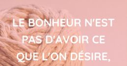 Bonheur