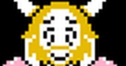Asgore in a playful pink patterned shirt, showcasing his friendly personality and significant role in the Undertale universe.