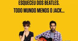 Yesterday" movie poster featuring Jack and a woman, exploring a world where only he remembers The Beatles. Breve nos cinemas.