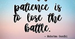 Patience