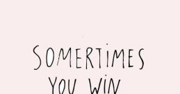 You Win